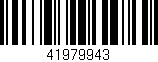 Código de barras (EAN, GTIN, SKU, ISBN): '41979943'