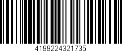 Código de barras (EAN, GTIN, SKU, ISBN): '4199224321735'