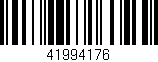 Código de barras (EAN, GTIN, SKU, ISBN): '41994176'