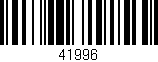 Código de barras (EAN, GTIN, SKU, ISBN): '41996'