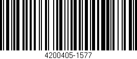 Código de barras (EAN, GTIN, SKU, ISBN): '4200405-1577'