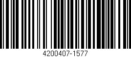 Código de barras (EAN, GTIN, SKU, ISBN): '4200407-1577'