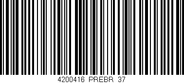 Código de barras (EAN, GTIN, SKU, ISBN): '4200416/PREBR_37'