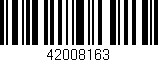 Código de barras (EAN, GTIN, SKU, ISBN): '42008163'