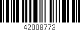 Código de barras (EAN, GTIN, SKU, ISBN): '42008773'