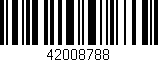 Código de barras (EAN, GTIN, SKU, ISBN): '42008788'