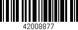 Código de barras (EAN, GTIN, SKU, ISBN): '42008877'