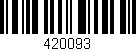 Código de barras (EAN, GTIN, SKU, ISBN): '420093'