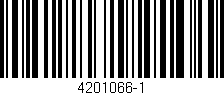Código de barras (EAN, GTIN, SKU, ISBN): '4201066-1'