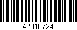 Código de barras (EAN, GTIN, SKU, ISBN): '42010724'