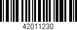 Código de barras (EAN, GTIN, SKU, ISBN): '42011230'