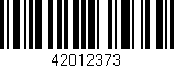 Código de barras (EAN, GTIN, SKU, ISBN): '42012373'