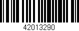 Código de barras (EAN, GTIN, SKU, ISBN): '42013290'