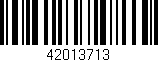 Código de barras (EAN, GTIN, SKU, ISBN): '42013713'