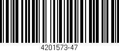 Código de barras (EAN, GTIN, SKU, ISBN): '4201573-47'