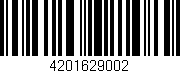Código de barras (EAN, GTIN, SKU, ISBN): '4201629002'