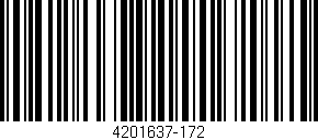 Código de barras (EAN, GTIN, SKU, ISBN): '4201637-172'