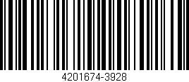 Código de barras (EAN, GTIN, SKU, ISBN): '4201674-3928'