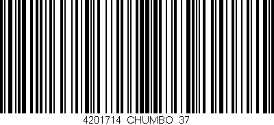 Código de barras (EAN, GTIN, SKU, ISBN): '4201714/CHUMBO_37'