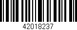 Código de barras (EAN, GTIN, SKU, ISBN): '42018237'