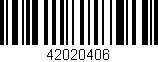 Código de barras (EAN, GTIN, SKU, ISBN): '42020406'