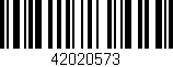 Código de barras (EAN, GTIN, SKU, ISBN): '42020573'