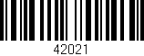 Código de barras (EAN, GTIN, SKU, ISBN): '42021'
