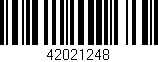 Código de barras (EAN, GTIN, SKU, ISBN): '42021248'