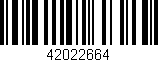 Código de barras (EAN, GTIN, SKU, ISBN): '42022664'