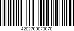 Código de barras (EAN, GTIN, SKU, ISBN): '4202703878870'