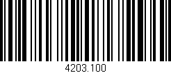 Código de barras (EAN, GTIN, SKU, ISBN): '4203.100'