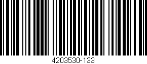 Código de barras (EAN, GTIN, SKU, ISBN): '4203530-133'