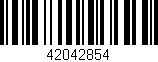 Código de barras (EAN, GTIN, SKU, ISBN): '42042854'