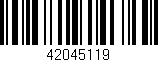 Código de barras (EAN, GTIN, SKU, ISBN): '42045119'