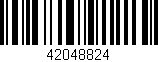 Código de barras (EAN, GTIN, SKU, ISBN): '42048824'