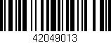 Código de barras (EAN, GTIN, SKU, ISBN): '42049013'