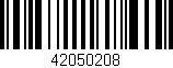 Código de barras (EAN, GTIN, SKU, ISBN): '42050208'