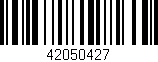 Código de barras (EAN, GTIN, SKU, ISBN): '42050427'