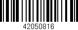 Código de barras (EAN, GTIN, SKU, ISBN): '42050816'