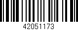 Código de barras (EAN, GTIN, SKU, ISBN): '42051173'