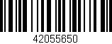 Código de barras (EAN, GTIN, SKU, ISBN): '42055650'