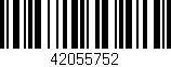 Código de barras (EAN, GTIN, SKU, ISBN): '42055752'