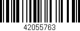 Código de barras (EAN, GTIN, SKU, ISBN): '42055763'