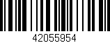 Código de barras (EAN, GTIN, SKU, ISBN): '42055954'