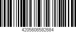 Código de barras (EAN, GTIN, SKU, ISBN): '4205606582684'