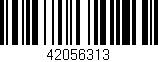 Código de barras (EAN, GTIN, SKU, ISBN): '42056313'