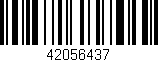 Código de barras (EAN, GTIN, SKU, ISBN): '42056437'