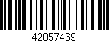 Código de barras (EAN, GTIN, SKU, ISBN): '42057469'