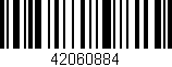 Código de barras (EAN, GTIN, SKU, ISBN): '42060884'