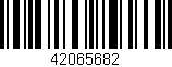 Código de barras (EAN, GTIN, SKU, ISBN): '42065682'